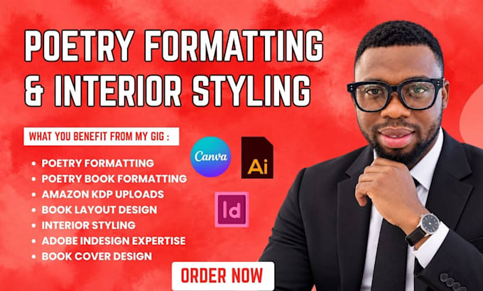 peotry book formatting, adobe indesign, kindle formatting, paperback formatting