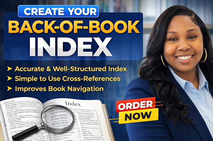 create your back of book index