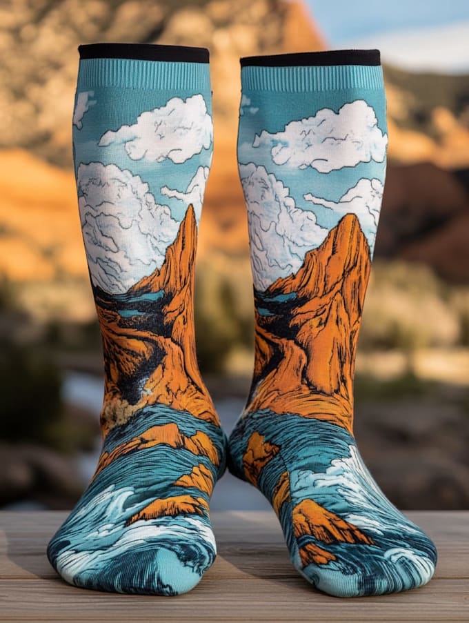 unique socks design and custom socks design