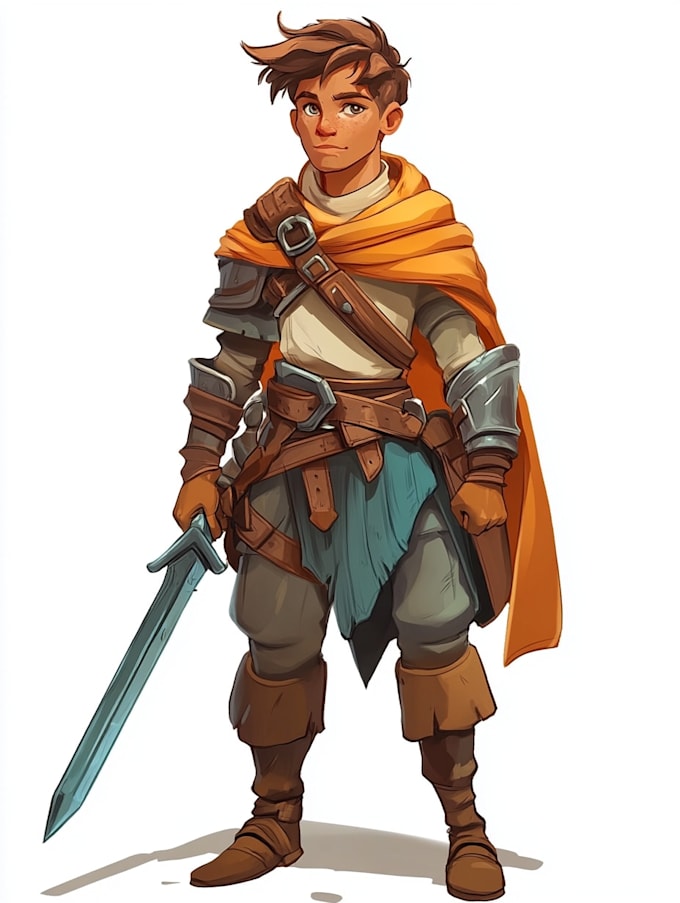 draw 2d game character or 2d game character