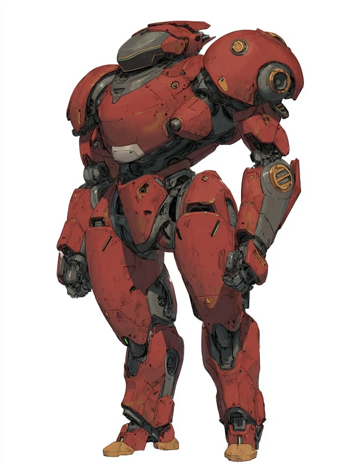high quality robot, mecha concepts