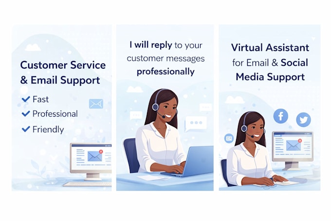 provide customer service and email support