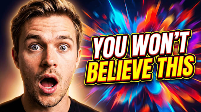create a high converting youtube thumbnail fast