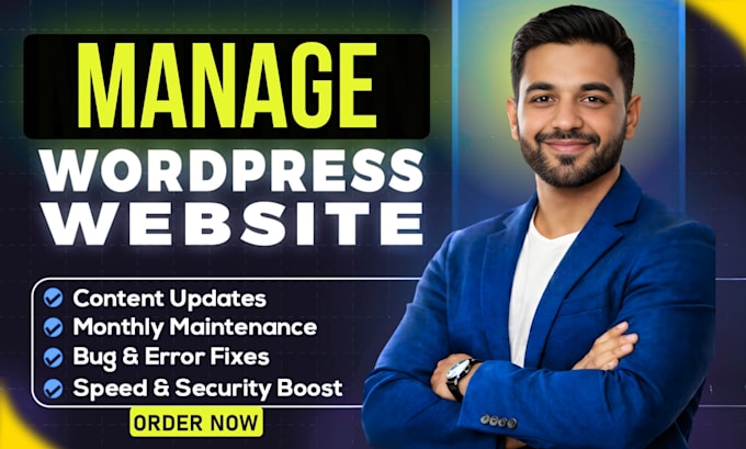 be your expert wordpress manager or wordpress website on page seo services