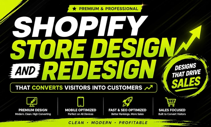 do shopify store redesign, shopify store design, shopify website redesign expert
