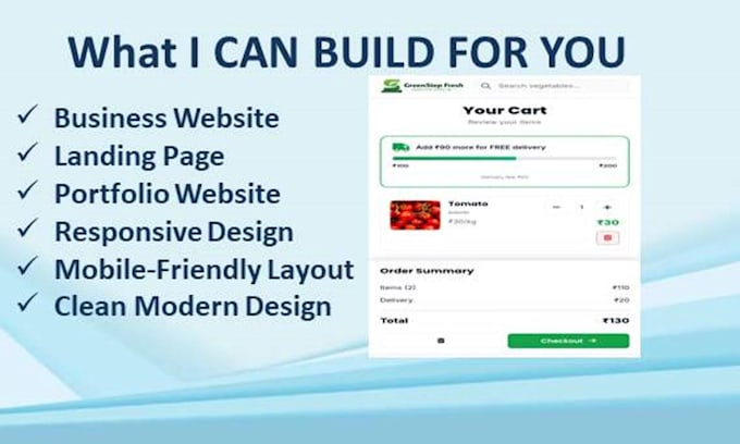create a simple responsive website