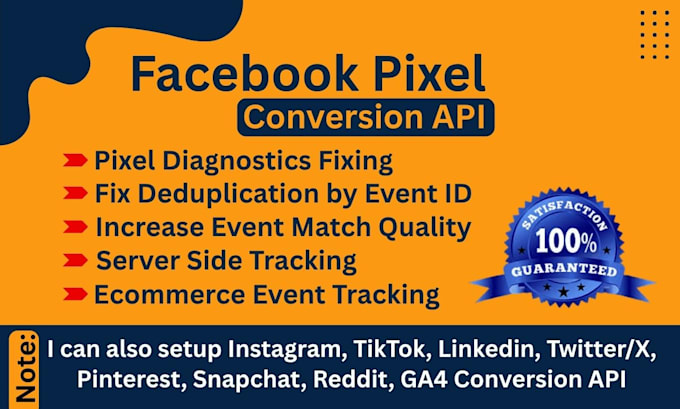setup meta or facebook pixel conversion API and ga4 server side tracking via GTM