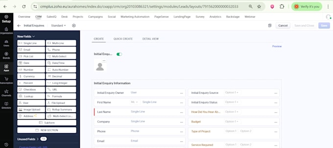 be your zoho developer CRM expert for customization, automation and integrations