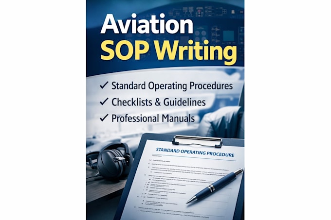write aviation technical and safety documents, sops