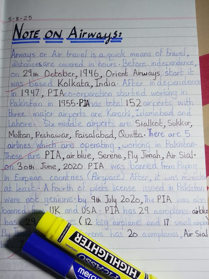 do hand writing assignment work for you