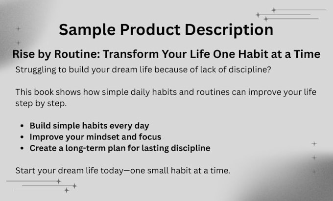 write high converting product descriptions that sell