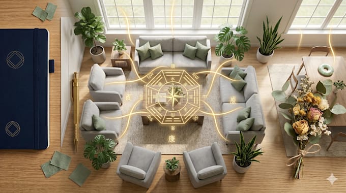 do an online feng shui reading for your home floor plan