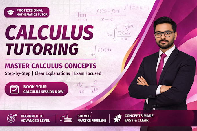 be your professional math tutor for algebra calculus and trigonometry