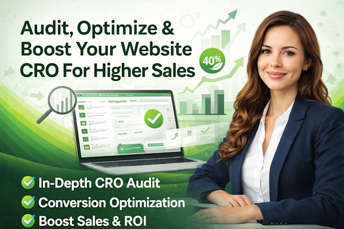 audit, optimize and improve your website cro