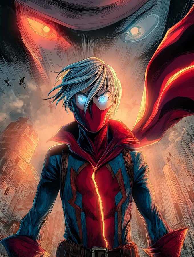 Rendered Comic Style Character Draw your characters in comic book style by Mariayersedf | Fiverr