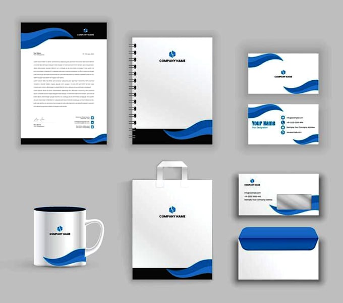 create a brand style guide and corporate business logo