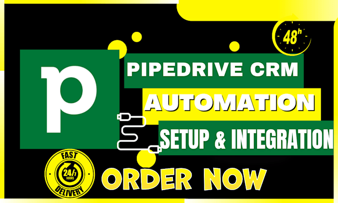 setup, automate and integrate pipedrive CRM with workflows and sales pipeline