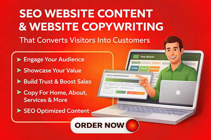 seo website content, website copy and sales copy