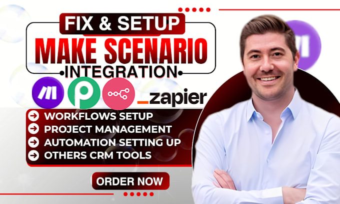 create make com automation scenario setup make com scenario fix make com issues