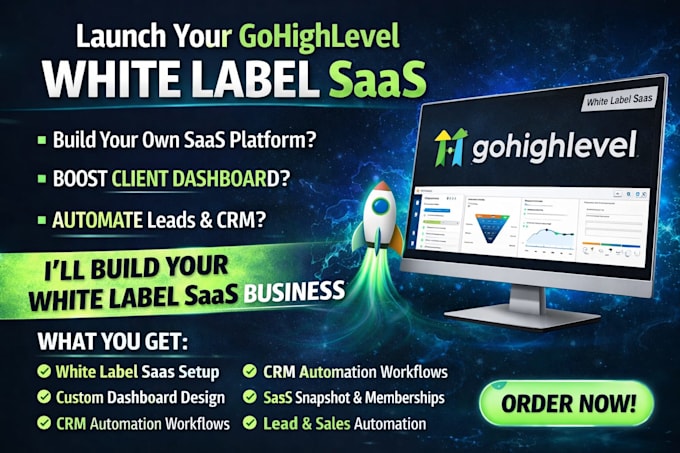 gohighlevel white label saas dashboard customization gohighlevel crm saas
