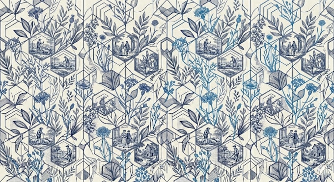 create custom pattern design for branding packaging and products