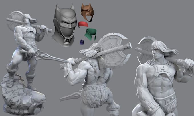 culpt 3d character model for 3d printing for 3d printing