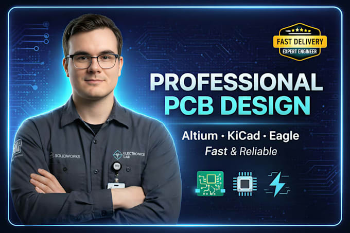 do custom pcb design, schematic layout for multilayer boards using altium kicad