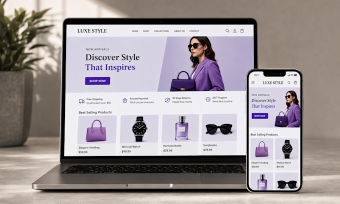 design hostinger ecommerce website woocommerce store