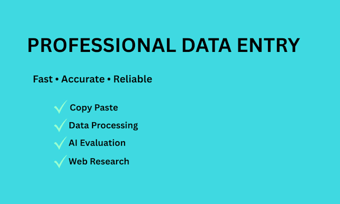 do accurate data entry and ai content evaluation tasks