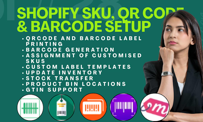 setup shopify sku barcode labels yanet 506 easyscan sku barcodeman ms cts qrcode