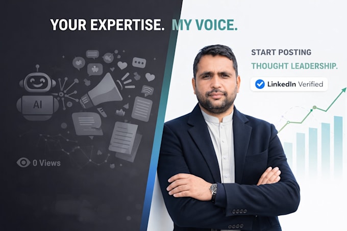 be your linkedin ghostwriter and build your personal brand