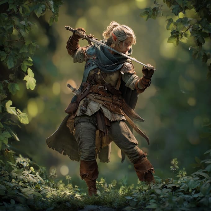dnd character art and dnd character art