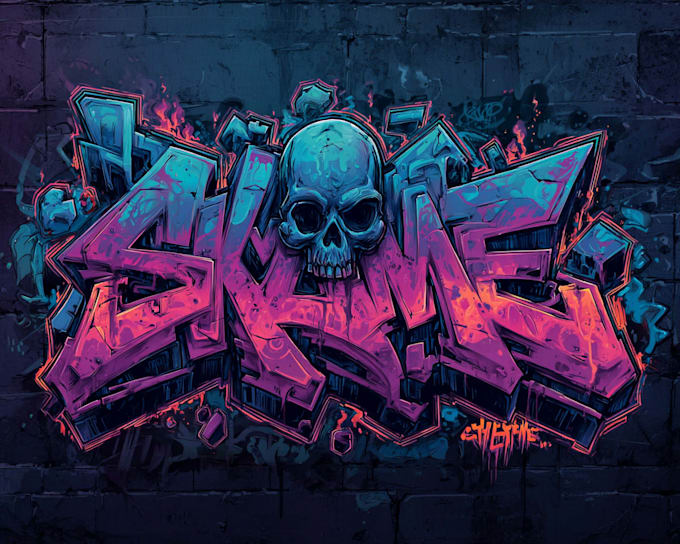 design graffiti logo with street art inspiration