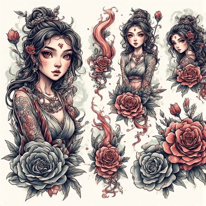do amazing anime tattoo design