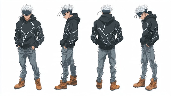 draw anime sketch colored