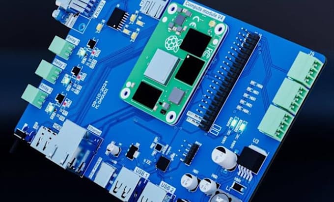 design raspbery pi cm4 cm5 pcb carrier, compute module, io board embedded system
