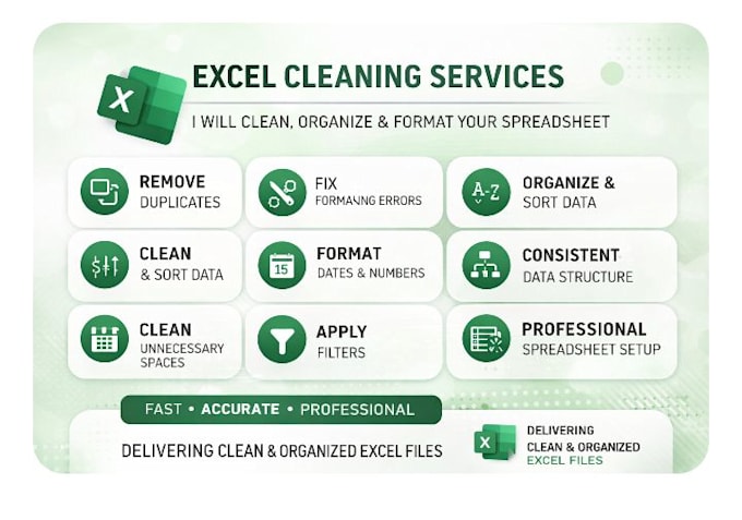 clean, organize and format your microsoft excel spreadsheet