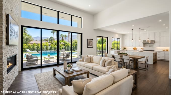 do real estate photo editing hdr, flambient