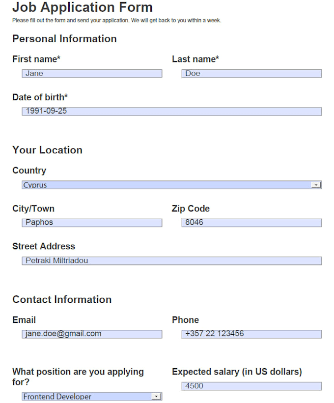 design responsive online form survey, quiz using google forms, jotform