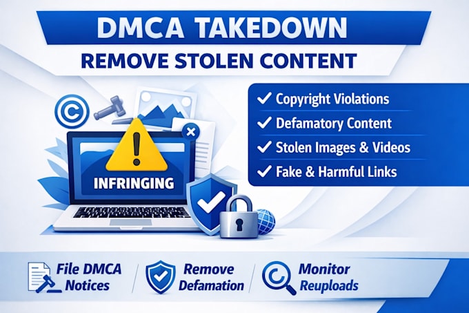 protect your content and remove copyright violations fast