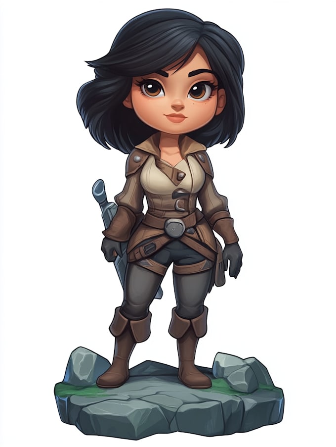 draw 2d game character or 2d game character