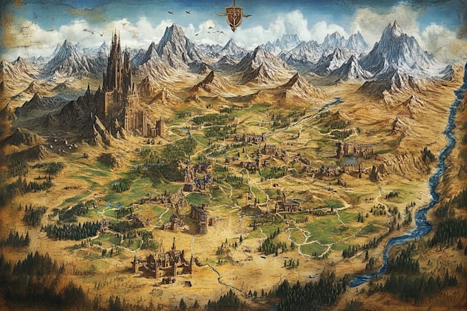 do fantasy map design