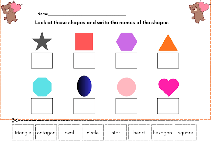 create engaging math work sheets for kids and students