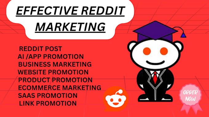 do reddit seo post for ai app website saas ecommerce store crypto link promotion