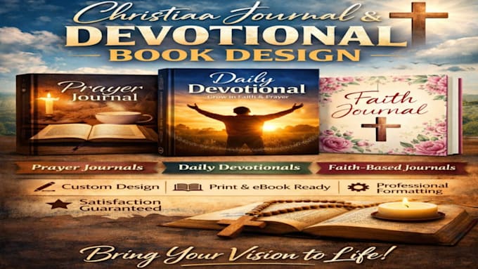 format, design christian journal, prayer book journal, daily devotional