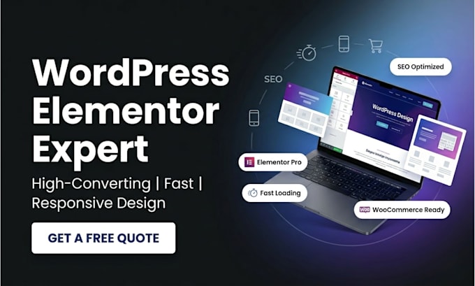 develop wordpress website, business website or wordpress blog website
