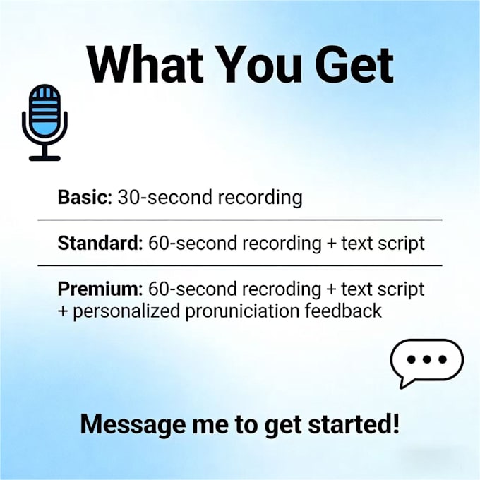 record native chinese audio for your