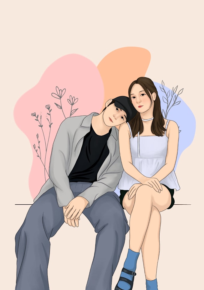 create a custom portrait illustration from your photo