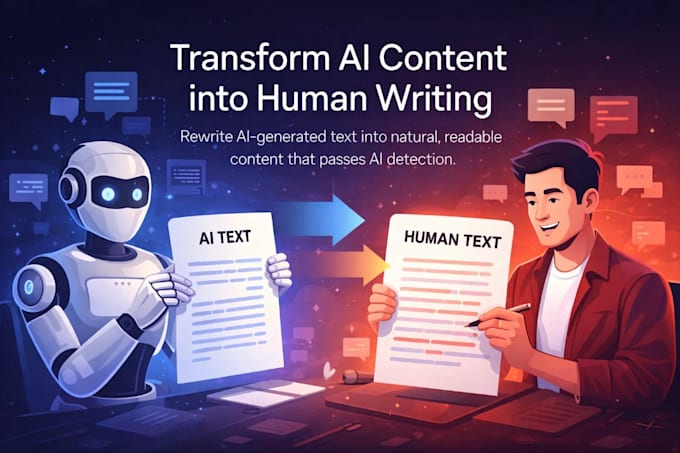 rewrite, humanize ai content, edit and check plagiarism