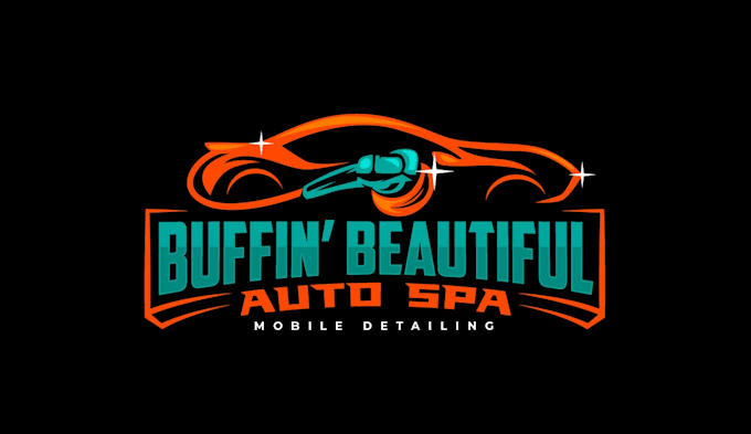 design outstanding car, autoshop logo